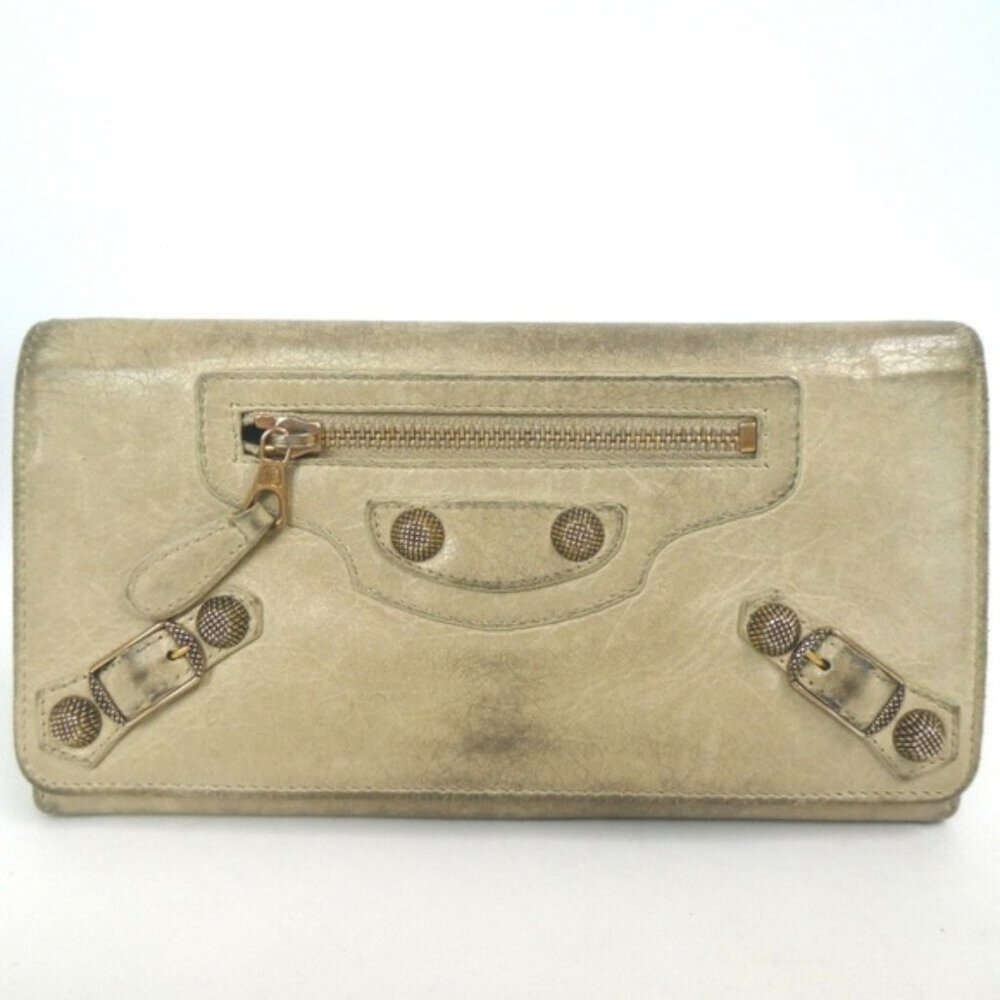 BALENCIAGA purse Leather continental classic city